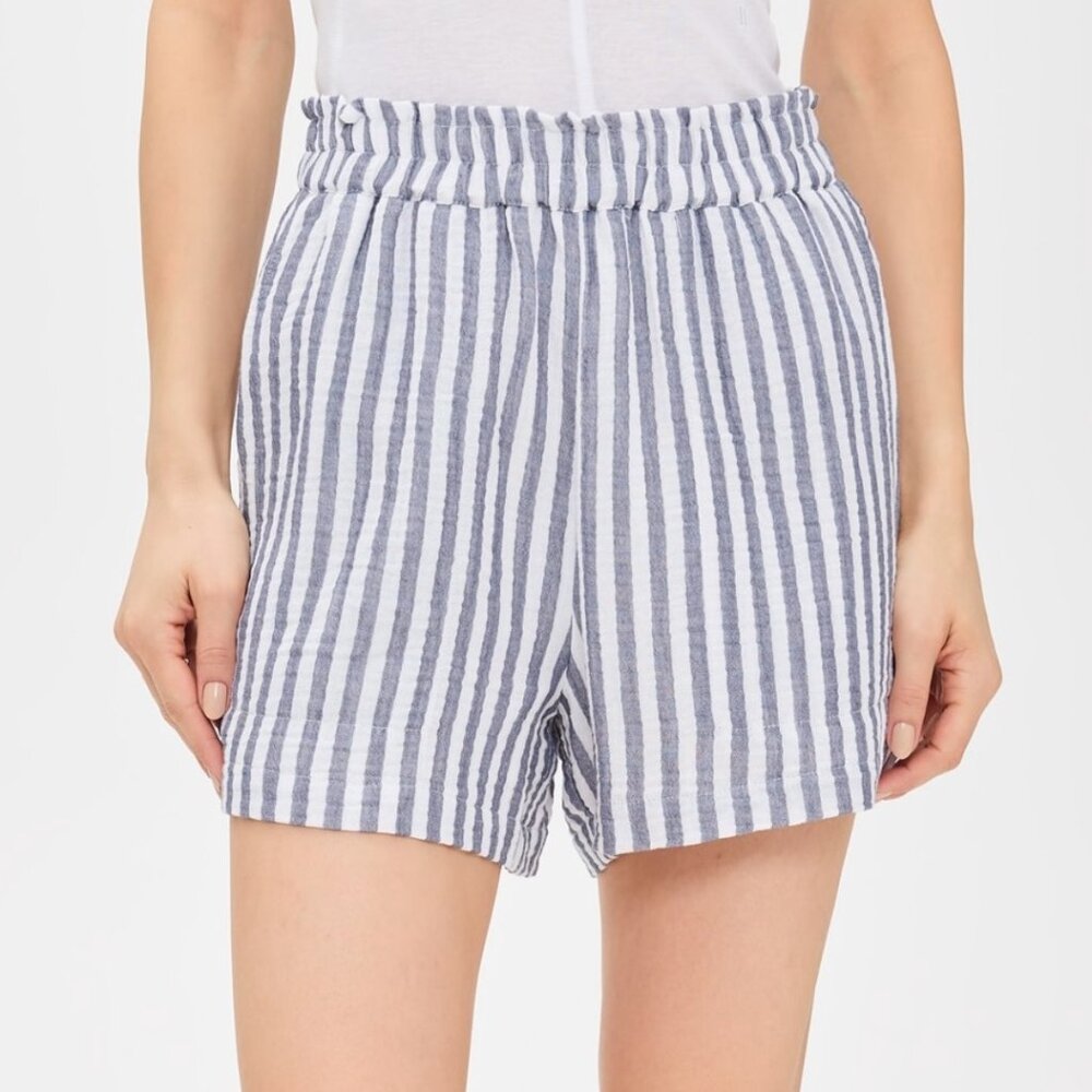 NWT Rails Leighton Shorts in Admiral Stripe Blue and White